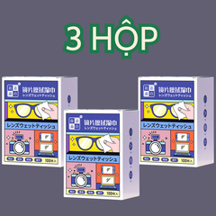 Giấy lau kính mini hộp 100 miếng CN036