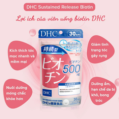 Viên uống DHC Biotin Nhật Bản ngăn ngừa rụng tóc (gói 30 viên)