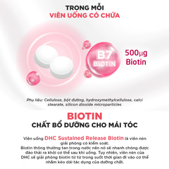 Viên uống DHC Biotin Nhật Bản ngăn ngừa rụng tóc (gói 30 viên)