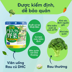 Viên uống DHC rau củ Nhật Bản tăng cường tiêu hóa, hệ miễn dịch