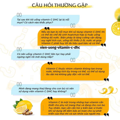 DHC Viên uống vitamin C gói 90 ngày