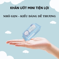 Khăn giấy ướt mini bỏ túi tiện lợi, nhỏ gọn giúp duy trì vệ sinh cá nhân mọi lúc