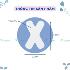 Miếng dán miệng khi ngủ hình chữ X chống ngủ ngáy, độ dính cao, không mùi