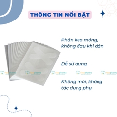 Miếng dán miệng khi ngủ hình chữ X chống ngủ ngáy, độ dính cao, không mùi