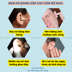 Bộ lấy ráy tai chuyên nghiệp 6 món có túi đựng bằng da mini tiện lợi - Móc xanh chuối
