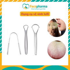 Bộ dụng cụ cạo lưỡi giúp loại bỏ vi khuẩn, mãng bám và hơi thở khó chịu