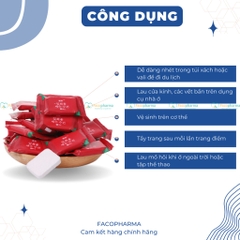 Khăn nén du lịch Hàn Quốc dùng lau mặt, lau tay nhỏ gọn tiện lợi, siêu thấm hút