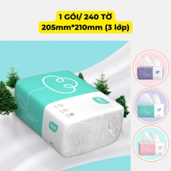 Khăn giấy khô mini bỏ túi nhỏ gọn giúp giữ vệ sinh cá nhân mọi nơi gói 7 tờ