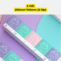 Khăn giấy khô mini bỏ túi nhỏ gọn giúp giữ vệ sinh cá nhân mọi nơi gói 7 tờ