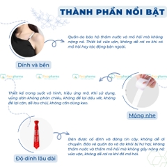 Miếng dán cố định quần áo bằng keo 2 mặt bền bỉ bịch 10 miếng