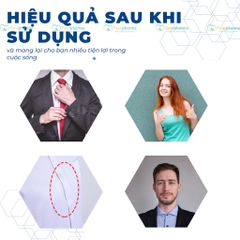 Miếng dán cố định quần áo bằng keo 2 mặt bền bỉ bịch 10 miếng