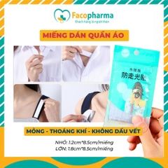 Miếng dán cố định quần áo bằng keo 2 mặt bền bỉ bịch 10 miếng