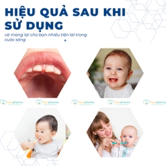 Bàn chải silicon chữ U cho bé từ 6 đến 12 tuổi an toàn, không gây đau lợi - Hồng