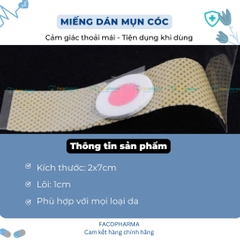 Miếng dán mụn cóc lành tính giúp loại bỏ, ngăn chặn mụn cóc (6 miếng)