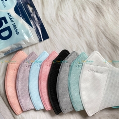 Khẩu trang 5D PT màu đen, trắng, hồng, xanh, xám hàng chính hãng