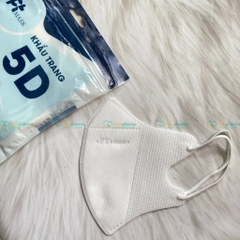 Khẩu trang 5D PT màu đen, trắng, hồng, xanh, xám hàng chính hãng