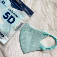 Khẩu trang 5D PT màu đen, trắng, hồng, xanh, xám hàng chính hãng