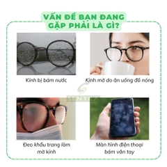 Giấy lau kính mini hộp 100 miếng CN036