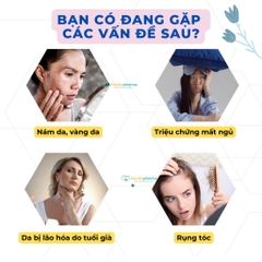 Nước uống trắng da Collagen 9X Plus 16000 cung cấp vitamin C nhau thai cừu giúp sáng da chống lão hóa mất ngủ chai 50ml