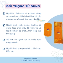 Lược chải chấy răng dày giúp loại bỏ trứng chấy hiệu quả, cảm giác cầm nắm dễ dàng