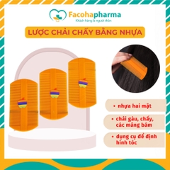 Lược chải chấy răng dày giúp loại bỏ trứng chấy hiệu quả, cảm giác cầm nắm dễ dàng