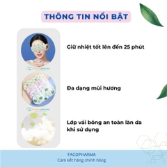 Mặt nạ mắt nóng giúp thư giãn cho mắt, giảm quần thâm hộp 5 cái