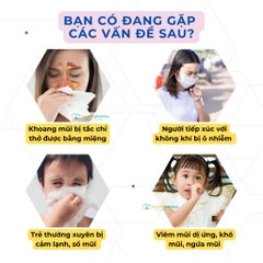 Bình rửa mũi Waterpulse bình xịt rửa mũi giúp làm sạch khoang mũi loại bỏ bụi bẩn phấn hoa CN065