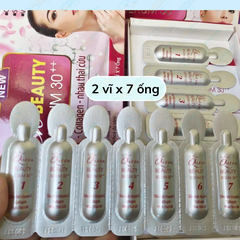 Collagen queen beauty serum 30++ dưỡng chất vitamin c collagen nhau thai cừu giảm thiểu nếp nhăn và lão hóa