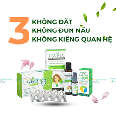 Combo sản phẩm phụ khoa Lavima liệu trình 1 tháng ngăn ngừa viêm nhiễm nấm ngứa vùng kín