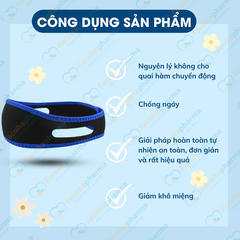 Đai chống ngáy giúp giảm tình trạng khô miệng sau khi ngủ dậy và chống ngáy ngủ hiệu quả