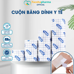 Cuộn băng dán bảo vệ vết thương cho gia đình thoáng khí chống dị ứng đầy đủ mọi kích cỡ