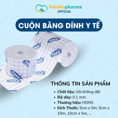 Cuộn băng dán bảo vệ vết thương cho gia đình thoáng khí chống dị ứng đầy đủ mọi kích cỡ