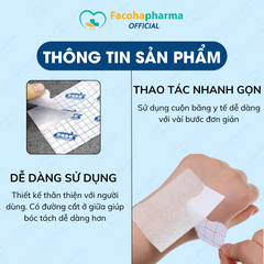 Cuộn băng dán bảo vệ vết thương cho gia đình thoáng khí chống dị ứng đầy đủ mọi kích cỡ