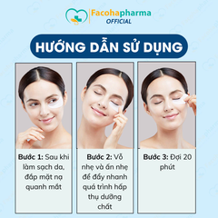 Mặt nạ mắt Collagen bộ 2 miếng dưỡng ẩm làm mờ nếp nhăn cải thiện thâm mắt cấp ẩm giảm bọng mắt