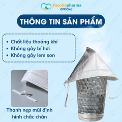 Khẩu trang y tế 4 lớp 3DN95 Khánh An hộp 10 cái khẩu trang trắng chống bụi mịn dành cho người lớn