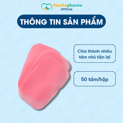 Xà phòng giấy rửa tay hộp 50 miếng Paper Soap dùng một lần