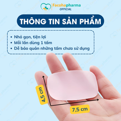 Xà phòng giấy rửa tay hộp 50 miếng Paper Soap dùng một lần