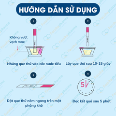 Que thử thai quickstick 2 vạch chính xác phát hiện thai sớm từ 7-10 ngày