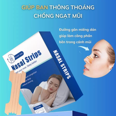 Miếng dán chống ngáy hộp 30 miếng giải pháp cho giấc ngủ ngon giảm ngáy hiệu quả