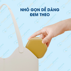 Hộp đựng hàm duy trì răng giả dụng cụ vệ sinh nha khoa niềng răng tiện lợi