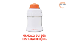 nanoco Đui đèn E27 loại di động, màu trắng