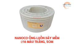 nanoco Ống luồn dây mềm Ø 16 màu trắng, 50m