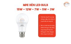 MPE Đèn LED bulb 12W trắng