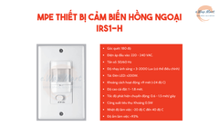 MPE Thiết bị cảm biến hồng ngoại IRS1-H