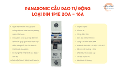 Panasonic Cầu dao tự động loại DIN 1P1E 20A