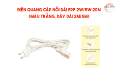 Điện Quang Cáp nối dài EPF 2W.2PN (màu trắng, dây dài 2m)