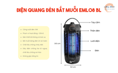 Điện Quang Đèn bắt muỗi EML08 BL