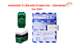 Panasonic Công tắc B, 1 chiều, cắm nhanh 16AX 250V