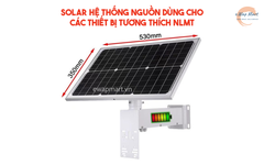 Solar Hệ thống nguồn dùng cho các thiết bị tương thích NLMT