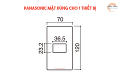 Panasonic Mặt dùng cho 1 thiết bị
